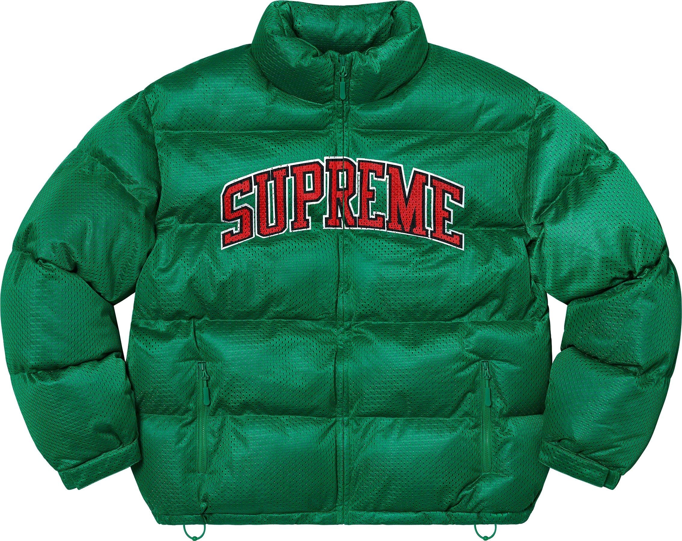 Mesh Jersey Puffer Jacket view 22